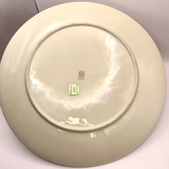 Lenox Chateau Server - Center Handle - 24K Gold Hand Decorated - Plate - Tray - Picture 9 of 11